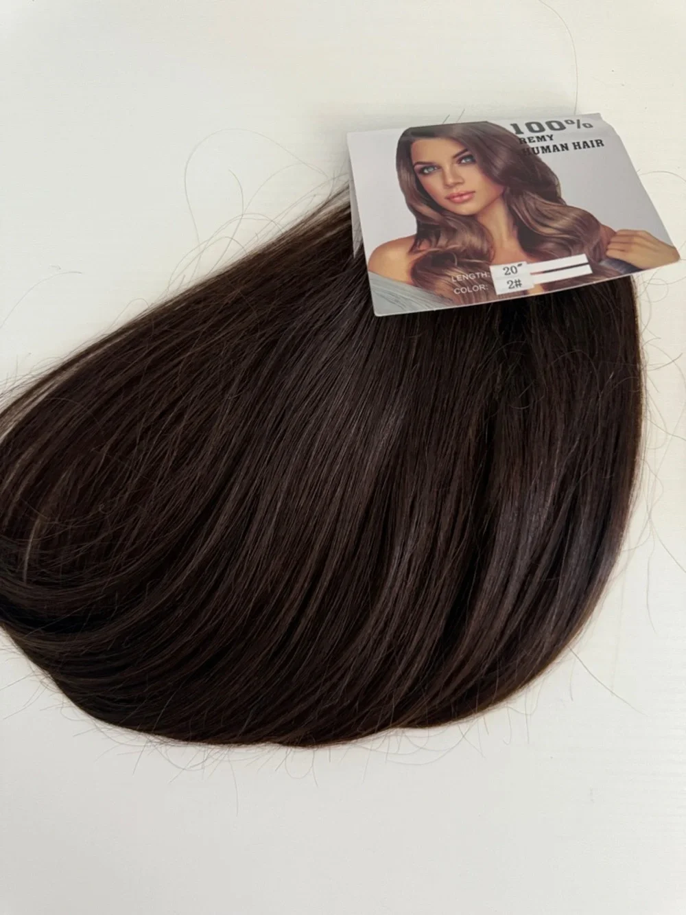 20” Tape-in ​​Hair Extensions – Natural Black – 100% Remy Human Hair – 20 pcs
